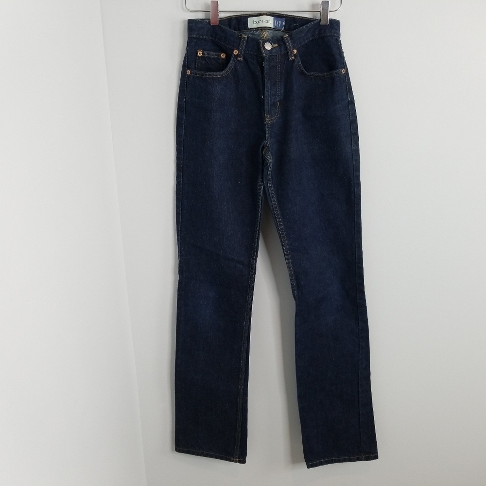 Vintage Button Fly Bootcut Dark GAP jeans 28